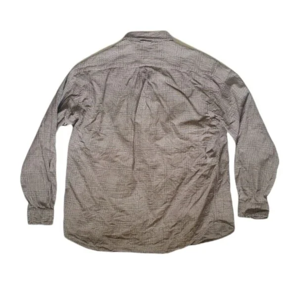 Tommy Hilfiger Tan Plaid Button Down Shirt - Picture 7 of 10